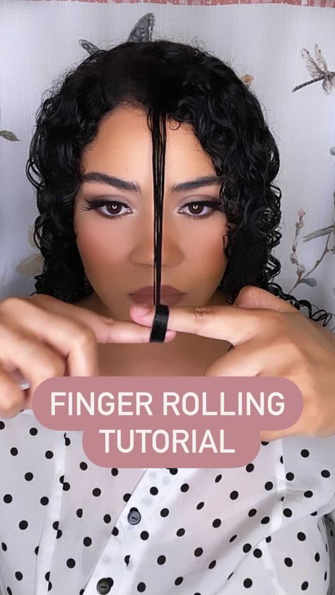 Finger Curls Tutorial, Do And Dont, Curls Tutorial, Finger Curls, Curl Tutorial, Curl Hair, Bouncy Curls, Natural Beauty Tips, Curled Hairstyles