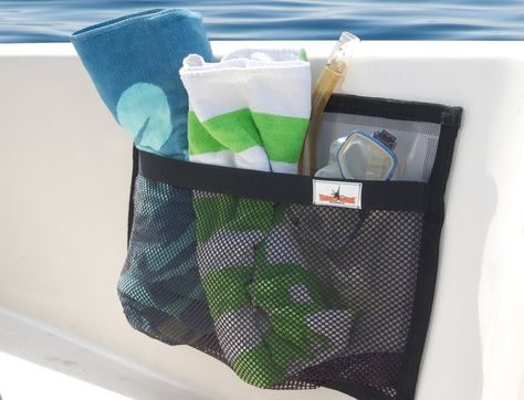 For your Boat: Boat organizer help keep your boat clean and organized. Find your keys, wallet, ski gloves, towels, shoes stored in one neat place. K7Watersports.com Boat Organization, Pontoon Boat Accessories, Boating Tips, Boat Cleaning, Build Your Own Boat, Ski Boats, Boat Storage, Boat Life, Boat Food