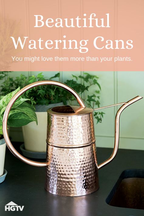 Brass Watering Can, Corn Plant Care, Cute Watering Can, Thrift Wishlist, Plant Watering Can, Plastic Watering Can, Small Watering Can, Indoor Watering Can, Plant Care Instructions