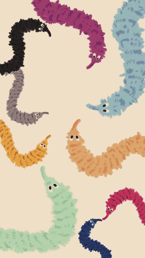 Worm On A String, Iphone Wallpaper Fall, Iphone Homescreen Wallpaper, Halloween Wallpaper Iphone, Iphone Wallpaper Photos, More Wallpaper, Character Wallpaper, Cute Patterns Wallpaper, Pretty Wallpaper Iphone