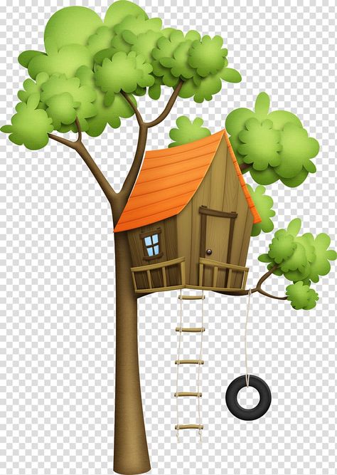 Tree House Cartoon, Treehouse Aesthetic Drawing, Cartoon Background Tree, Treehouse Illustration, Tree House Illustration Concept Art, Green Screen Images, Beer Cartoon, House Design Drawing, Cartoon Building