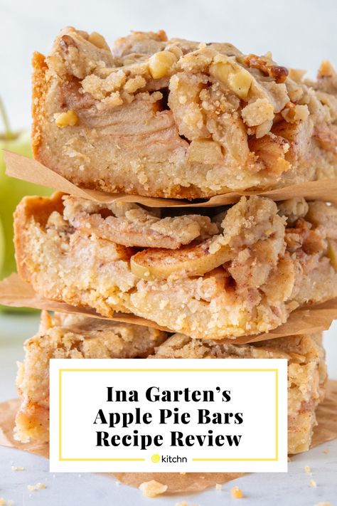 This recipe for apple pie bars produced a buttery, flaky crust topped with plenty of flavorful apples. Ina Garten Apple Pie, Can You Freeze Apples, Apple Pie Bars Easy, Recipe For Apple Pie, Apple Pie Bars Recipe, Making Apple Pie, Famous Desserts, Freezing Apples, Golden Delicious Apple