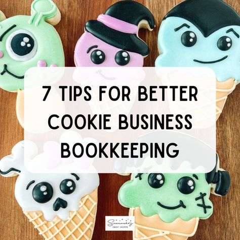 Dive into the sweet side of business with Cookie Business Bookkeeping 10–your ultimate guide to mastering the financial ins and outs of running a successful cookie business! Whether you're a home baker turned entrepreneur or dreaming of turning your passion into profit, this bookkeeping guide is your recipe for financial success. From tracking expenses to managing profits, learn the essential ingredients to keep your cookie business thriving. Learn more here. Cookie Tips, Decorating Business, No Bake Sugar Cookies, Anniversary Cookies, Business Bookkeeping, Tracking Expenses, New Years Cookies, Cookie Hacks, Making Cookies