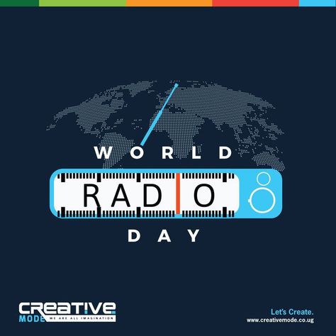 World Radio Day Creative Poster, Radio Poster Design, World Radio Day, World Radio, Bell Art, Catchy Phrases, General Ideas, Technology World, World Days