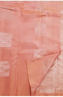 Pink Handloom Kanjeevaram Pure Silk Saree Without Border Rs. 12,180.00 #kanjeevaramsaree# Saree Without Border, Kanjeevaram Sarees, Pure Silk Saree, Without Borders, Pure Silk Sarees, Bright Color, Pure Silk, Silk Saree, Silk Sarees