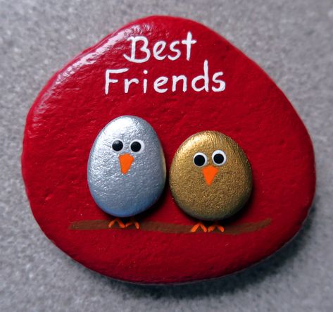 Best Friends Gift | Special gift. I love rocks and these two… | Flickr Friends Painted Rocks, Garden Rocks, Friend Painting, Rock Gifts, Painted Rocks Kids, Rock Painting Ideas Easy, Rock Painting Patterns, Rock Ideas, Love Rocks