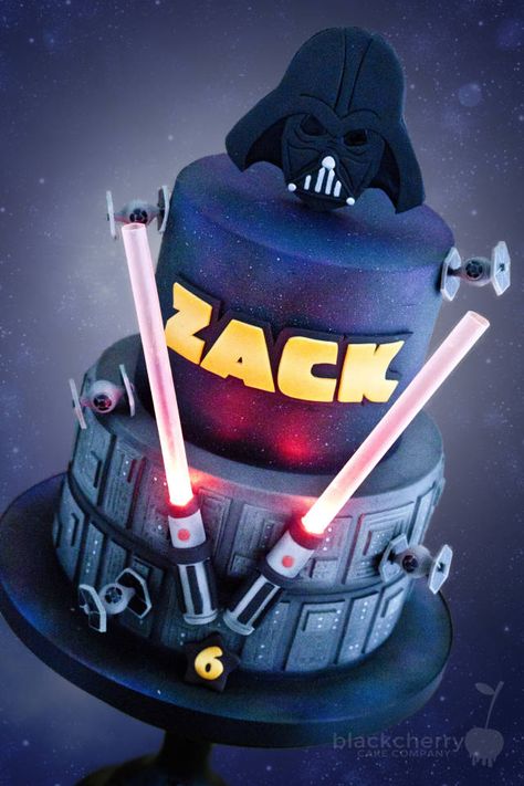 Star Wars Darth Vader Cake, Imperial Star Wars, Darth Vader Cake, Star Wars Cake Toppers, Star Wars Birthday Cake, Star Wars Cookies, Chocolate Hazelnut Cake, Star Wars Baby Shower, Fabulous Cakes