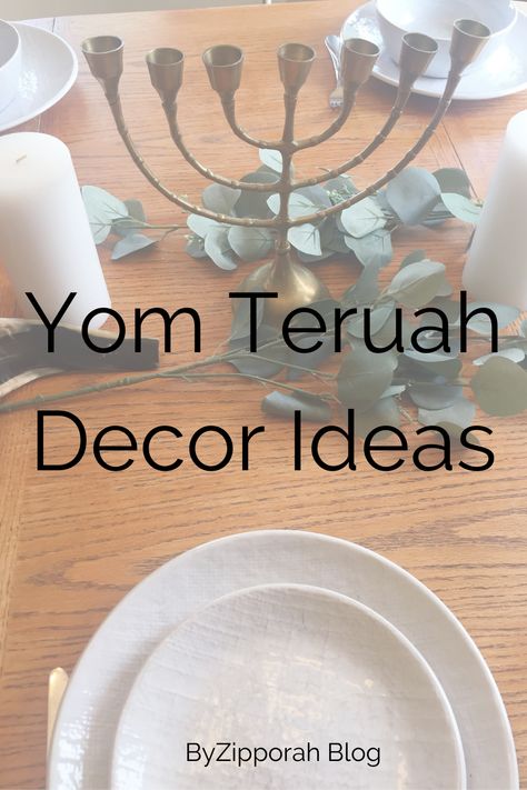 Fall Feast Decorations, Yom Teruah Crafts, Feast Of Trumpets Decorations, Hebrew Holidays, Biblical Feasts, Yom Teruah, Jewish Feasts, Feasts Of The Lord, Happy Feast