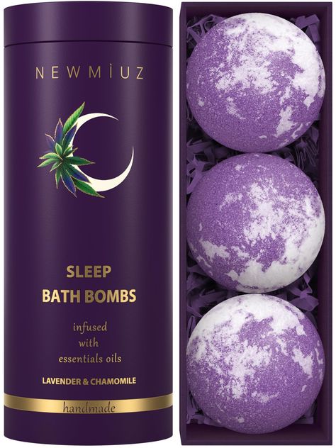 PRICES MAY VARY. LAVENDER AND CHAMOMILE INFUSION: Experience the tranquility of our Deep Sleep Bath Bombs, expertly infused with the soothing essences of lavender and chamomile. This bath bombs lavender, tailored for women, elevates your bathing ritual, setting the stage for a night of peaceful slumber. BATH BOMBS DRY SKIN: Turn your bath into a luxurious spa with our chamomile bath bomb, specially formulated to nourish and soften dry skin. Enjoy the transformation of your routine bath into an i Natural Bubble Bath, Bath Additives, Bubble Bath Bomb, Lavender And Chamomile, Essential Oils Bath, Chamomile Essential Oil, Aromatherapy Gifts, Relaxation Gifts, Spa Gifts Set