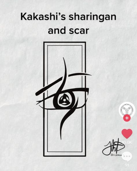 Kakashi Hatake Tattoo Design, Hatake Clan Symbol, Kakashi Symbol, Kakashi Sharingan Tattoo, Kakashi Hatake Tattoo Ideas, Kakashi Tattoo Design, Kakashi Tattoo Ideas, Kakashi Hatake Tattoo, Kakashi Dogs