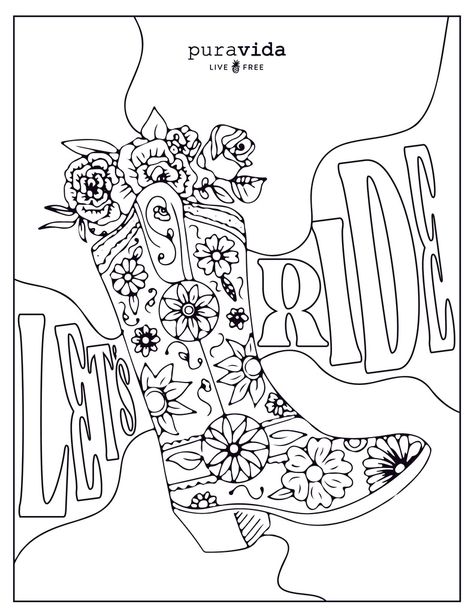 Fable Collection Coloring Sheets Puravida Coloring Pages, Pura Vida Coloring Pages, Simple Aesthetic Coloring Sheets, Printable Coloring Pages Aesthetic, Coloring Sheets Aesthetic, Aesthetic Coloring Sheets, Simple Coloring Pages Aesthetic, Preppy Coloring Pages, Boho Coloring Pages