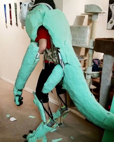 Godzilla Suit, Stilt Costume, Fursuit Tutorial, Dino Costume, Fur Suit, Monster Costumes, Dragon Costume, Dinosaur Costume, Cosplay Tutorial