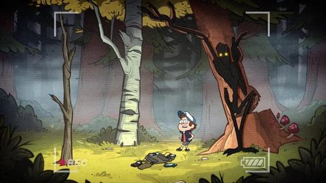 Gravity Falls Forest | Gravity Falls Wiki | Fandom Gravity Falls Forest, Monster In The Woods, Gravity Falls Wiki, Dipper Y Mabel, Gravity Falls Dipper, Gravity Falls Art, Journal 3, Fall Background, Forest Illustration