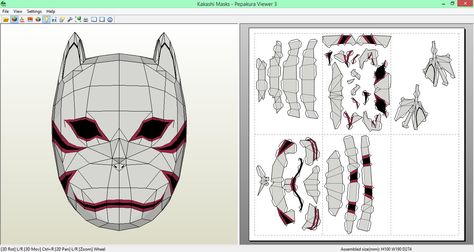 [LINK]: www.mediafire.com/download/1bb… Mascara Anbu, Kakashi Anbu Mask, Origami Naruto, Paper Mask Diy, Anbu Mask, Mask Papercraft, Paper Mask Template, Kakashi Anbu, Cardboard Mask