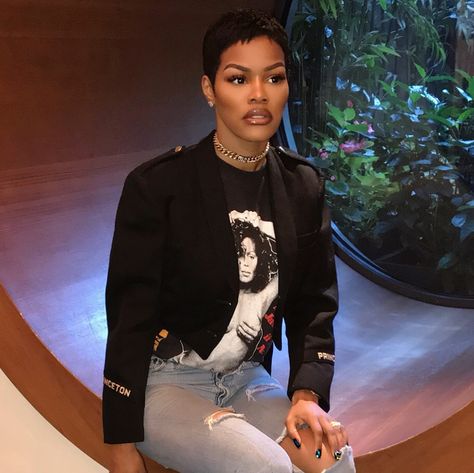 Teyana Taylor Teyana Taylor, Short Sassy Hair, Short Fringe, Pixie Styles, Sassy Hair, Hair Crush, Short Styles, Short Natural Hair Styles, Short Hair Styles Pixie