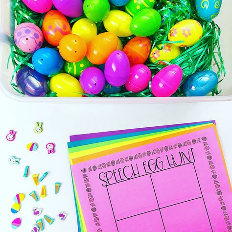 Easy Easter Egg Game for Speech Therapy - Free Download - Crazy Speech World Ei Speech Therapy, Easter Speech Therapy Crafts, March Speech Therapy Activities, Easter Speech Therapy Activities, Word Retrieval Activities Speech Therapy, Easter Speech Therapy, Speech Therapy Free, Spring Speech Therapy Activities, Easter Speeches