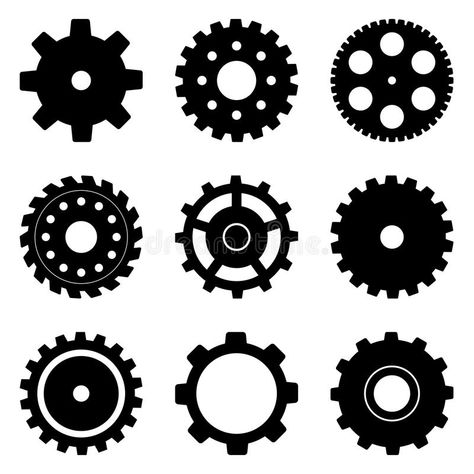 Cog Wheel Set. A set of cog wheels in different styles , #spon, #Set, #Wheel, #Cog, #set, #styles #ad Gear Template, Steampunk Printables, Photographing The Moon, Cog Wheel, Astronomical Clock, Steampunk Ideas, Sculpture Design, Gear Art, Steampunk Gears