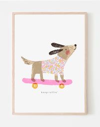 Checkout - The Charming Press Sausage Dog Illustration, Dog Nursery Art, Cuadros Diy, Kids Bedroom Art, Liberty Print Fabric, Dog Nursery, Dog Illustrations, Nursery Artwork, Kids Room Prints