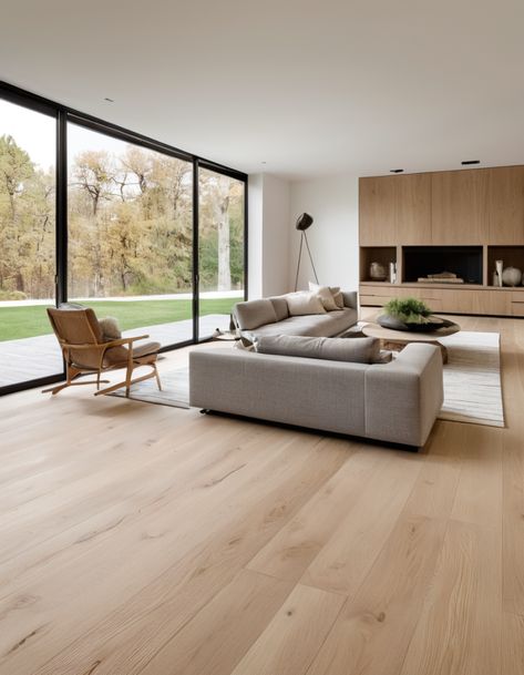 Modern House Flooring Ideas, Modern Contemporary Flooring, Wood Flooring Ideas, Modern Floors, Oak Vinyl Plank Flooring, Contemporary Flooring, Modern Flooring, Wall Planks, Lvp Flooring