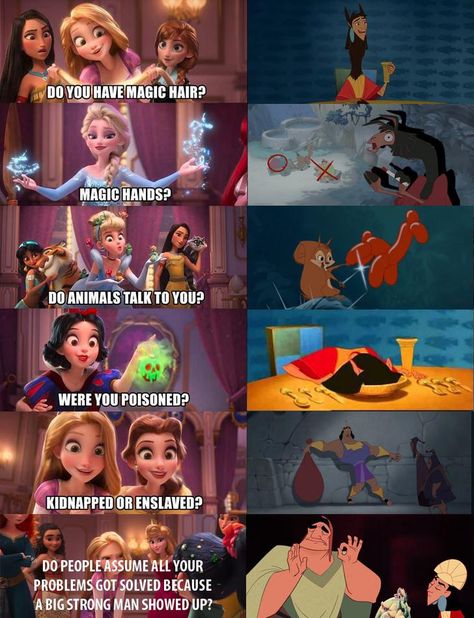 Kuzco is a Disney Princess confirmed Kuzco Disney, Disney Princess Memes, Funny Princess, Disney Princess Funny, Disney Theory, Funny Disney Memes, Funny Disney Jokes, Disney Facts, Movie Memes