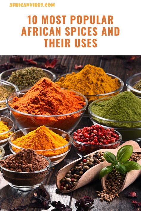 African Spices And Herbs, African Cuisine Recipes, Nigerian Spices, African Fruits, East African Food, Spices And Their Uses, African Meals, African Kitchen, Kenyan Food