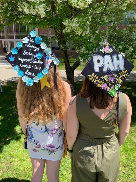 American Sign Language, PAH, graduation, medical Asl Graduation Cap Ideas, Asl Graduation Cap, Asl Interpreter, Sign Language Interpreter, Year Goals, Cap Ideas, Graduation Caps, American Sign Language, Grad Cap