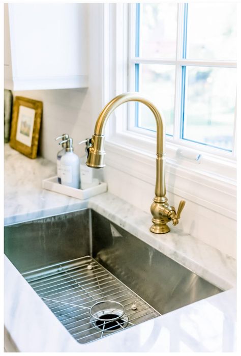 Brass Faucet Kitchen Stainless Sink, Stainless Sink Gold Faucet, Stainless Steel Sink Gold Faucet, Stainless Steel Sink Brass Faucet, Stainless Sink With Brass Faucet, Stainless Steel Sink With Brass Faucet, Silver Sink With Gold Faucet, Brass Kitchen Faucet With Stainless Sink, Brass Faucet Stainless Sink