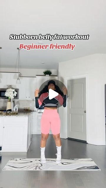 Flat Tummy Workout At Home, Flat Tummy Workout, Tummy Workout, Flat Tummy, Belly Fat Workout, Beginner Workout, Like Crazy, Stubborn Belly Fat, Workout For Beginners