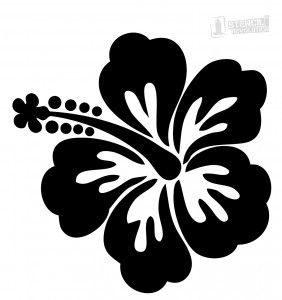 Hibiscus Flower Stencil Hawaii Flowers Drawing, Hibiscus Svg, Hawaiian Tattoo, 3d Quilling, Hawaiian Flower, Image Svg, Free Stencils, Flower Sketches, Flower Stencil