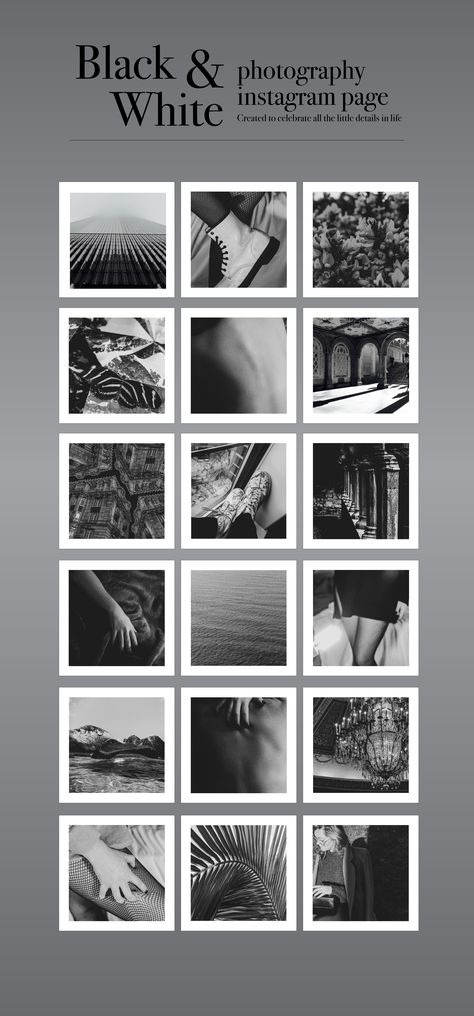 Black And White Instagram Feed, White Instagram Feed, Photography Instagram Feed, White Instagram Theme, Instagram Feed Theme Layout, Shelby Lynn, Instagram Grid Layout, Instagram Themes, Insta Layout