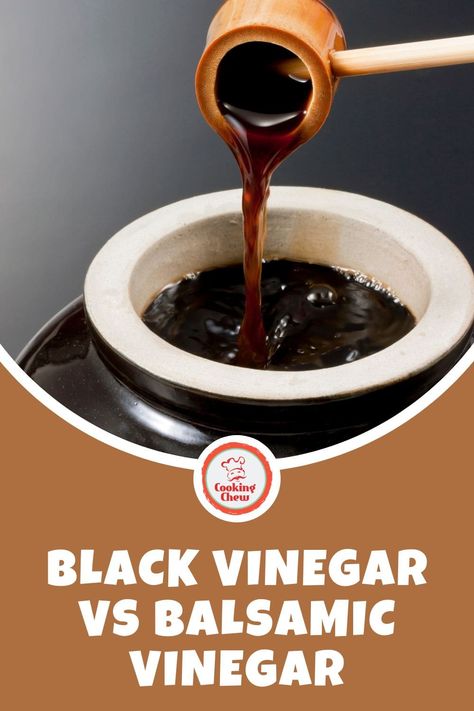 Black vinegar vs balsamic vinegar are sour, acidic kitchen condiments that offer a world of flavors for everything from salad dressings, marinades, and beyond. Black Vinegar Dipping Sauce, Black Vinegar Recipe, Dumpling Dipping Sauce, Black Vinegar, Garlic Balsamic, Caprese Skewers, Marinate Meat, Vinegar Dressing, Black Garlic