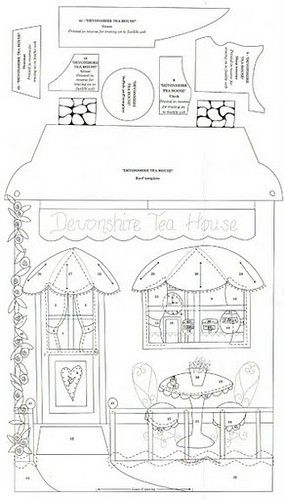 House Quilt Block, Glitter Houses, Putz Houses, House Quilts, Fabric Houses, Paper Houses, Applique Patterns, Applique Quilts, Tea House