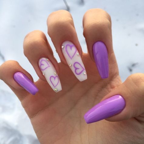 Purple And White Nails, Purple And Pink Nails, Bandana Nails, Dragon Nails, Purple Acrylic Nails, Anime Nails, Work Nails, Glow Nails, Classy Acrylic Nails