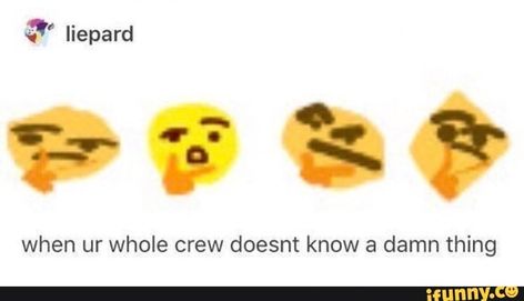 when ur whole crew doesnt know a damn thing – popular memes on the site iFunny.co #savage #internet #tumblr #10at10 #ur #whole #crew #doesnt #damn #thing #pic Funny Scenarios, Connie Springer, Persona 4, Matthew Gray, The Villain, Text Posts, Tumblr Posts, Reaction Pictures, Danganronpa