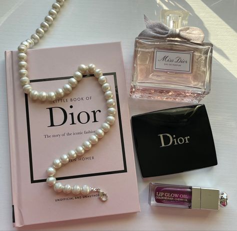 This is my personal photo i took!! feel free to use it :3 #coquette #coquettefashion #pearls #dior #diorbeauty #bow #aesthetic Make Up Collection Aesthetic, Make Up Aesthetic Beauty Products, Make Up Aesthetic, Make Up Collection, Up Aesthetic, Beauty In Life, Makeup Collection Goals, Collection Aesthetic, Bow Aesthetic