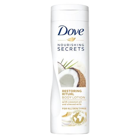 Dove Coconut, Dove Nourishing Secrets, Milk Body Lotion, Ogx Hair Products, Almond Seed, Beauty Rituals, Body Lotions, Massage Oil, Radiant Skin