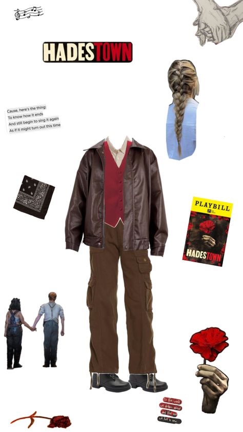 My finalized Hadestown costume in college form Hadestown Outfit Ideas, Hadestown Costume, Here's The Thing, Singing, Turn Ons, Halloween