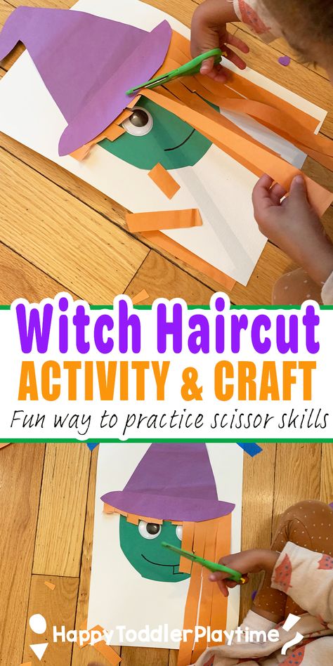 Witch Activity Preschool, Witch Theme Preschool Activities, Witch Toddler Craft, How To Catch A Witch Activities, Witch Activities For Toddlers, Preschool Witch Crafts, Witch Crafts For Toddlers, Witch Preschool Activities, Witch Activities For Kids