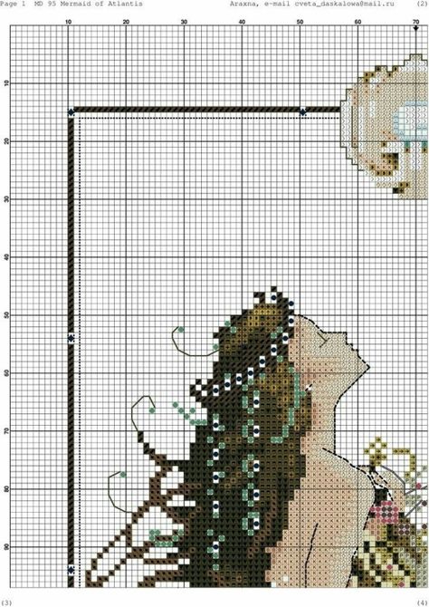 Nora Corbett, Counted Cross Stitch Patterns Free, Mermaid Cross Stitch, Dragon Cross Stitch, Fantasy Cross Stitch, Cross Stitch Angels, Crafts Sewing Projects, Mermaid Pattern, Cross Stitch Tree