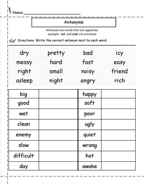 Second-grade exercises are available on this page for you who are looking for free second-grade worksheets. These printable grade 2 worksheets can be used to fill up your lesson plan or home school routine with your students. There is a variety of 2nd-grade worksheets such as science, math, and English that you can choose or print. Save, print and make many copies for your classroom activities. These 2nd-grade worksheets cover some of the concepts your second grader is learning in class. By work Opposites Worksheet, Antonyms Worksheet, 2nd Grade Reading Worksheets, 2nd Grade Grammar, 2nd Grade Spelling, Adjective Worksheet, 2nd Grade Writing, First Grade Worksheets, Spelling Worksheets