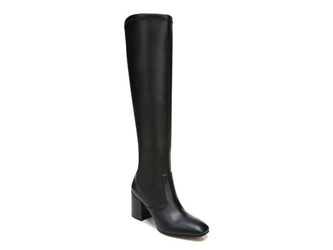 Calf Black Boots, Black Boots For Women, Boots Wide Calf, Black Knee Boots, Leather Boots Heels, Wide Calf Boots, Black Knees, Franco Sarto Shoes, Wide Calf