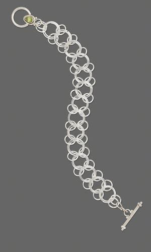 Jewelry Design - Bracelet with Assorted Sterling Silver Jumprings - Fire Mountain Gems and Beads Jump Ring Jewelry, Chef Club, Chainmail Jewelry, Chain Maille Jewelry, Design Bracelet, Fine Silver Jewelry, Chain Maille, Diy Wire Jewelry, Fire Mountain Gems And Beads