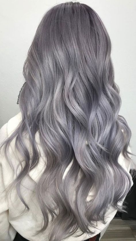 57 Cute Autumn Hair Colours and Hairstyles : Bright Blonde Beauty Grey Platinum Hair, Platinum Silver Hair Color, Dark Silver Hair, Hair Color Grey Silver, Metallic Hair Color, Ash Gray Hair Color, Ash Grey Hair, Silver Hair Dye, Grey Hair Color Silver