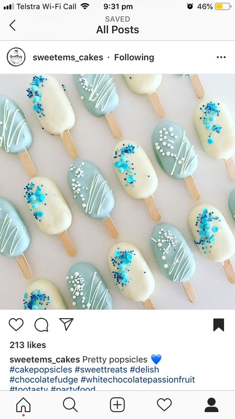 Peanut Chews, Simple Gender Reveal, Birthday Cake Pops, Donut Birthday Parties, Cupcake Cake Designs, Chocolate Covered Treats, Baby Boy Cakes, Blue Cakes, Cake Balls