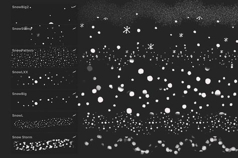 Procreate Snow Brushes by Aleksandra Slowik on @creativemarket Winter Texture, Brush Procreate, Free Brushes, Free Procreate, Procreate Brushes Free, Brushes For Procreate, Procreate Art, Procreate Ipad, Free Brush