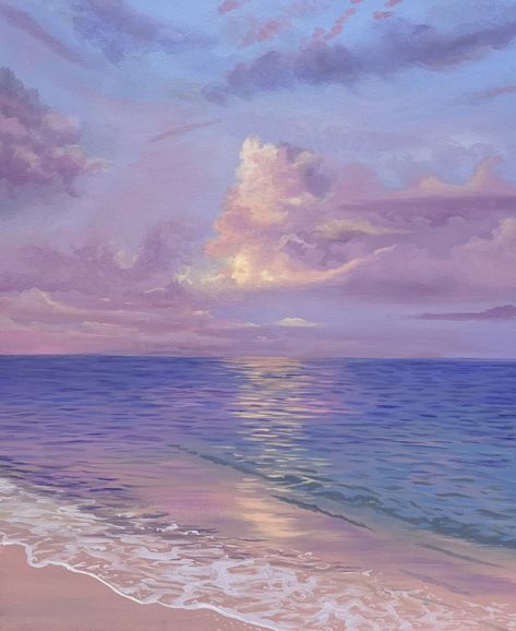 Pastel Ocean Art, Bronze Serpent, Tears Of The Sun, Fox Outfit, Bright Morning, Grey Fox, Blue Aesthetic Pastel, Canvas Painting Designs, Sky Painting