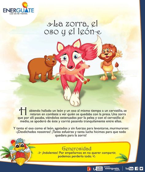 FÁBULAS Y CUENTOS PARA TRABAJAR Valores para vivir mejor -Orientacion Andujar 6th Grade English, Spanish Stories, Science Pins, First Grade Phonics, Reading Notebook, Spanish Songs, Spanish Reading, 5th Grade Science, English Reading