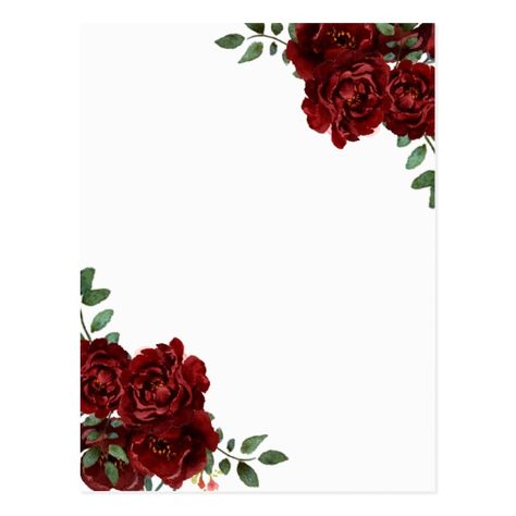 Tarjeta postal Maroon Invitation, Red Rose Invitation, Blank Wedding Invitation Templates, Blank Wedding Invitations, Red Wedding Invitations, Red Rose Wedding, Black And White Wedding Invitations, Rose Wedding Invitations, Invitation Background