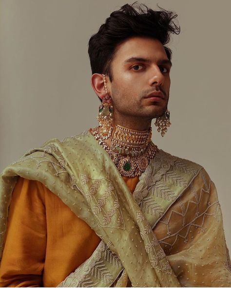 Indian Hairstyles Men, Cute Couple Pics, Suit Pin, Genderless Fashion, Indian Men Fashion, Royalty Aesthetic, Queer Fashion, Desi Aesthetic, Boy Aesthetic