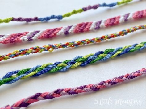 Royal Family Kids Camp, Flat Bracelet, 4 Strand Braids, Make Friendship Bracelets, Strand Braid, Spiral Pattern, Craft Club, Cute Bracelets, Strand Bracelet